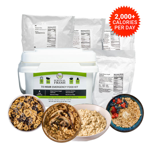72 Hour Emergency Food Kit by Survival Fresh