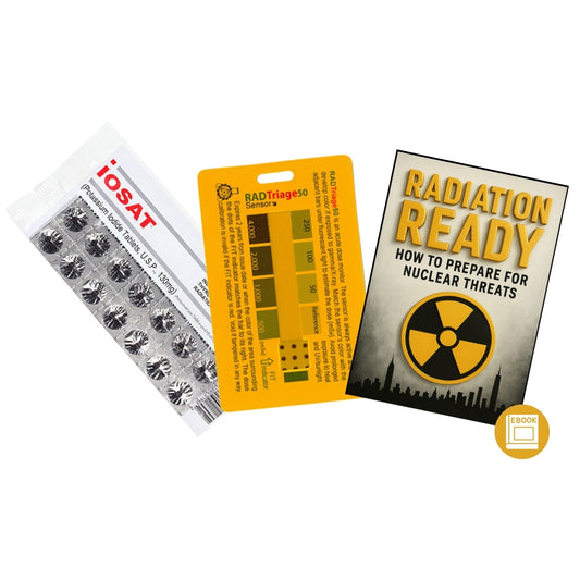 Radiation Kit: Potassium Iodide, Personal Detector, and eBook