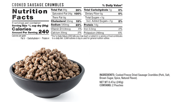 Meat & Rice Emergency Food Bucket