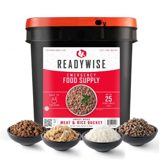 Meat & Rice Emergency Food Bucket