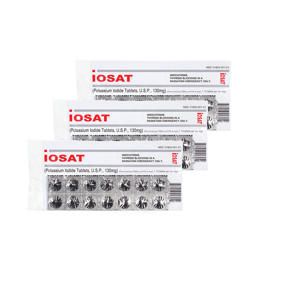 Potassium Iodide Radiation Blocking Tablets