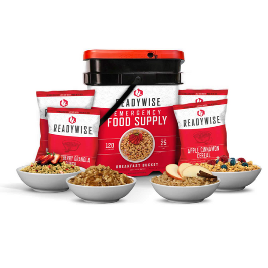 Breakfast 120 Serving Emergency Food Bucket