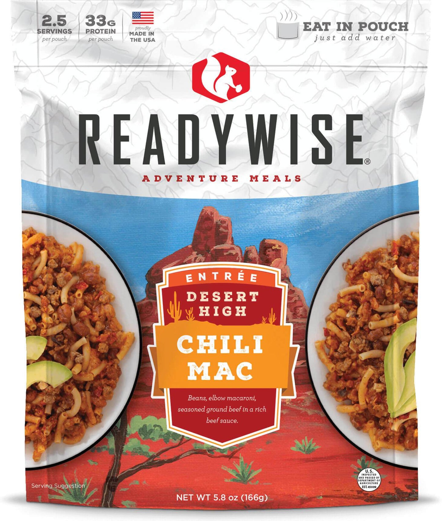 Desert High Chili Mac with Beef - 1 Pouch