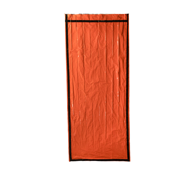 orange bivy flat and open