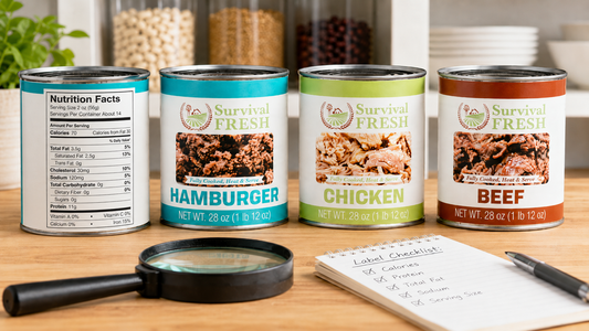 Canned Meat Nutrition Facts for Serious Preppers