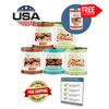 Mixed Meat 5 Can Sampler Pack + FREE 14.5 OZ Can of Beef (VIP)