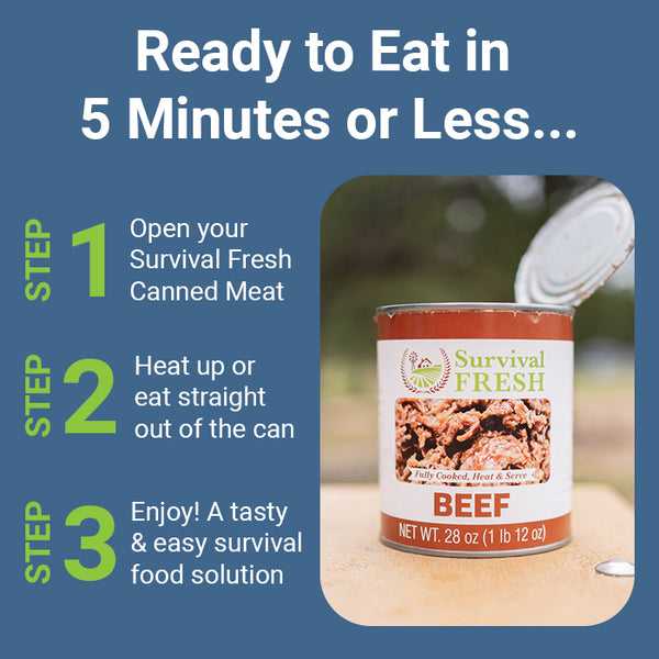 Beef Canned Meat 28oz