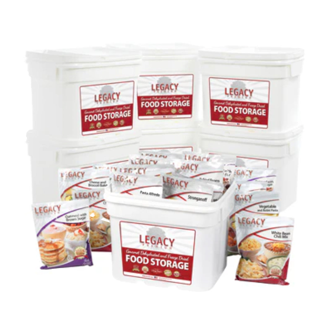 720 Serving Breakfast & Entree Package by Legacy Food Storage