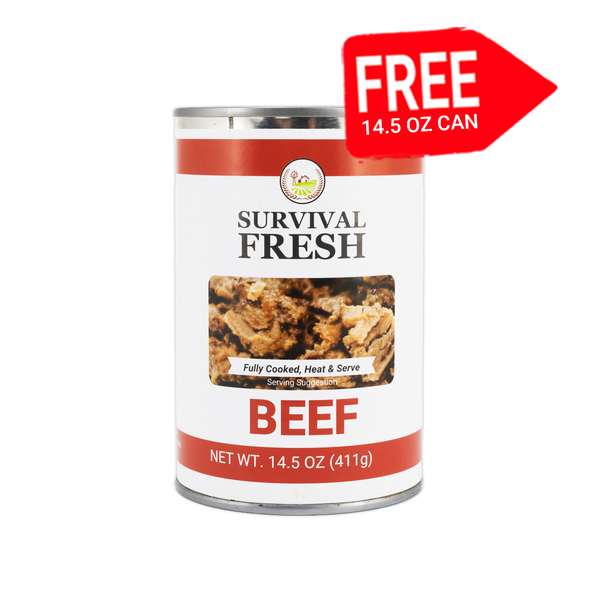 Mixed Meat 5 Can Sampler Pack + FREE 14.5 OZ Can of Beef (VIP)