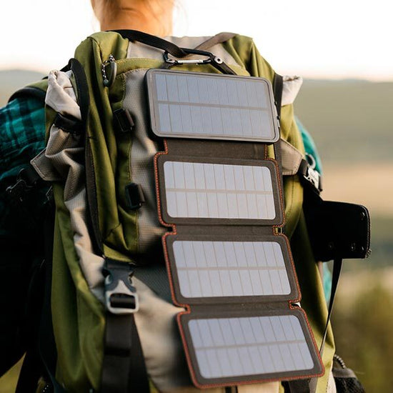 QuadraPro Solar Power Bank Survival Gear Prepper Supply by Frog & CO