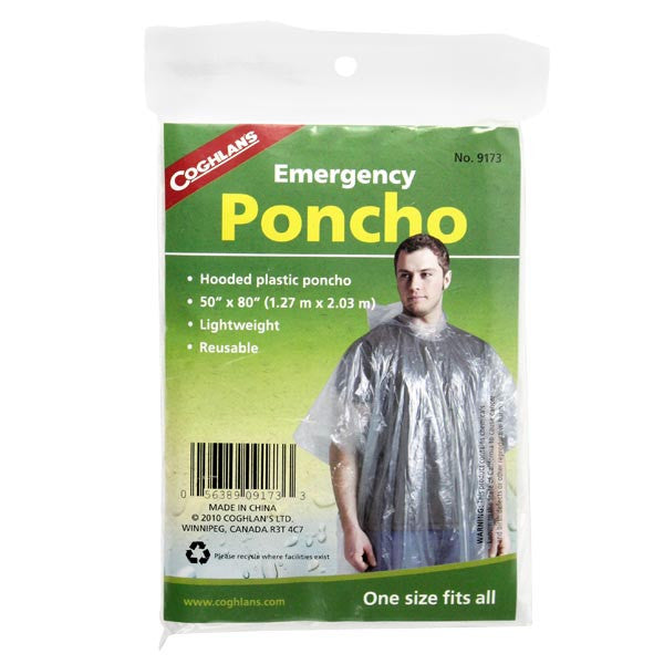 Emergency Rain Ponchos with Hood - 3 Pack – Survival Frog