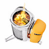 BioLite CampStove 2 with Flexlight Top view with flames