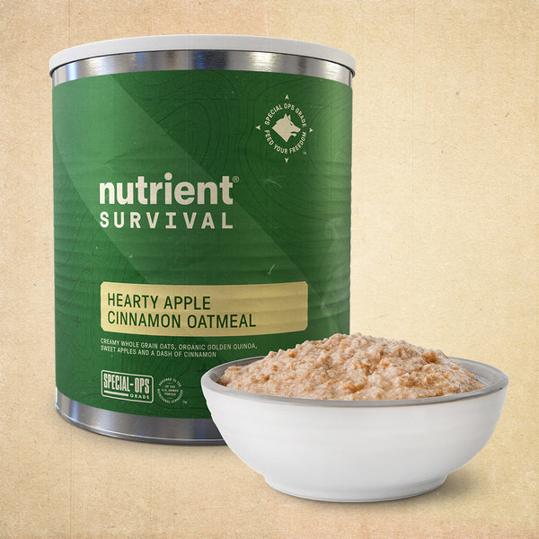 Hearty Apple Cinnamon Oatmeal by Nutrient Survival