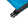 Blue Lightweight Dry Bag close up on buckle