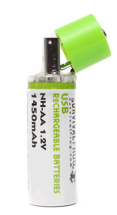 1 EASYPOWER USB RECHARGEABLE AA BATTERY PACK