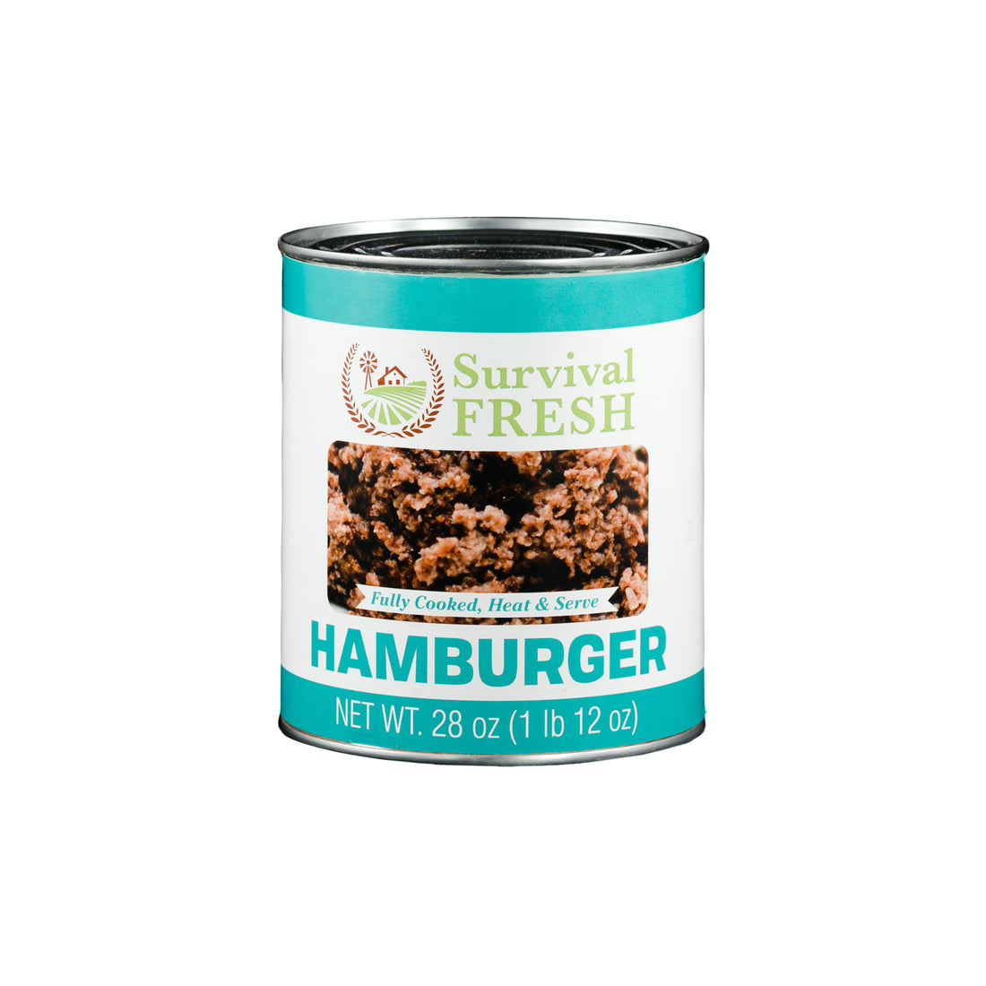 Ground Beef Canned Meat 28oz Survival Frog