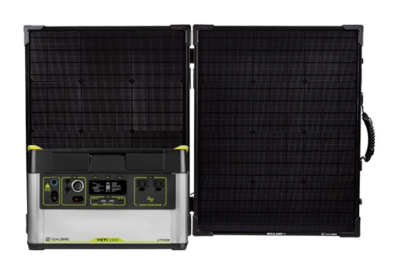 Goal Zero Yeti 1000X 120V Solar Kit w/Boulder 100BC