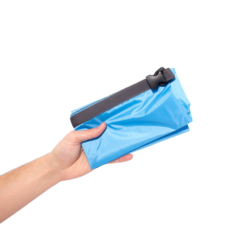 Lightweight Dry Bag in hand folded up