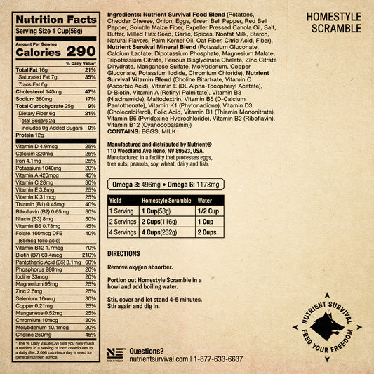 HomeStyle Scramble by Nutrient Survival