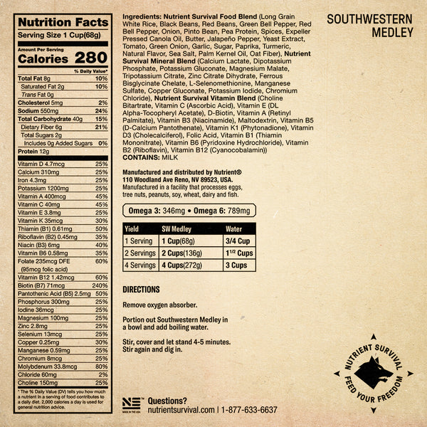Southwestern Medley by Nutrient Survival