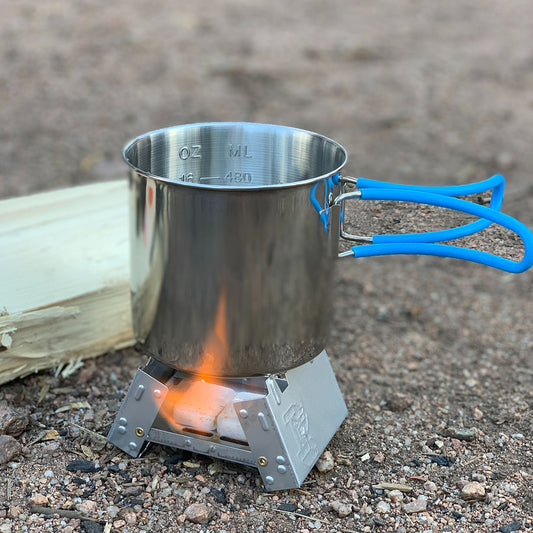 Pocket Stove with Smokeless Fuel Tablets