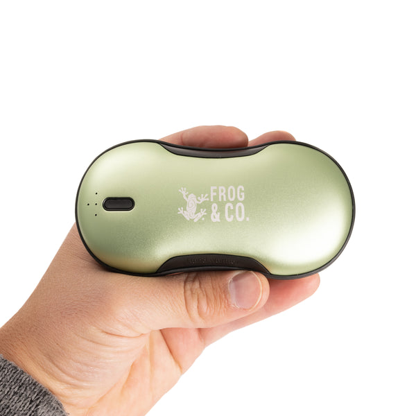 Survival Frog QuickHeat Pro Rechargeable Hand Warmer with Portable Power Bank - Premium Quality Electric Hand Warmer - Reusable Hand Warmers - USB
