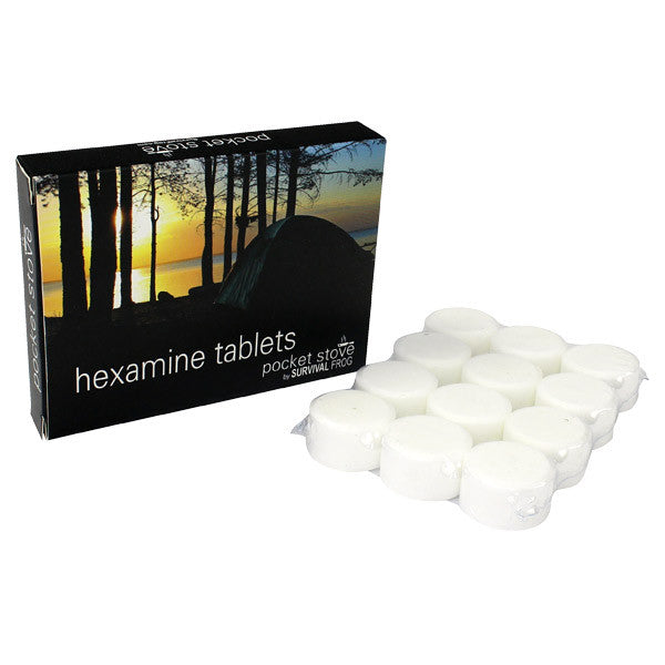 Hexamine Fuel tablets outside of box