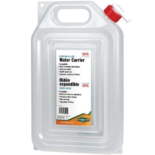 2 Gallon ''Expand-A-Jug'' Water Carrier - Survival Frog